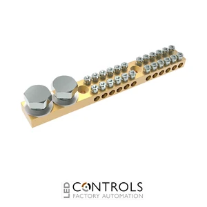 Teknomega MRS3000 Double Earth Bar 2xM10 2x6 2.5-6mm