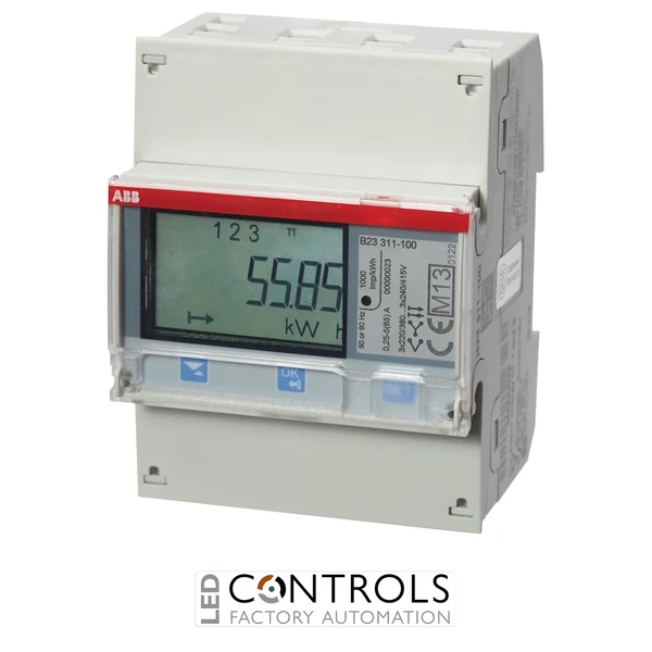 2CMA100168R1000 ABB B23 311-100 65A Three-Phase Direct-Connected Pulse Energy Meter
