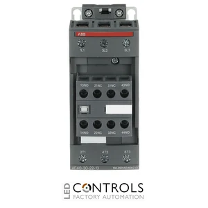 1SBL347001R1322 ABB AF40-30-22-13 - AF40 40A 3 Pole AF Series Contactor 2NO 2NC Auxiliary Contacts