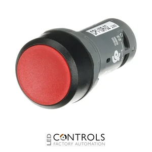 1SFA619100R1051 ABB CP1-10R-02 Compact Pushbutton Red 2NC - image 2