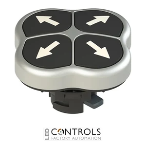 E2 1PQFA9QAAA Pizzato Quadruple pushbutton