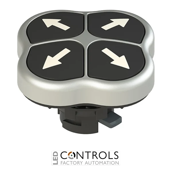 E2 1PQFA9QAAA Pizzato Quadruple pushbutton