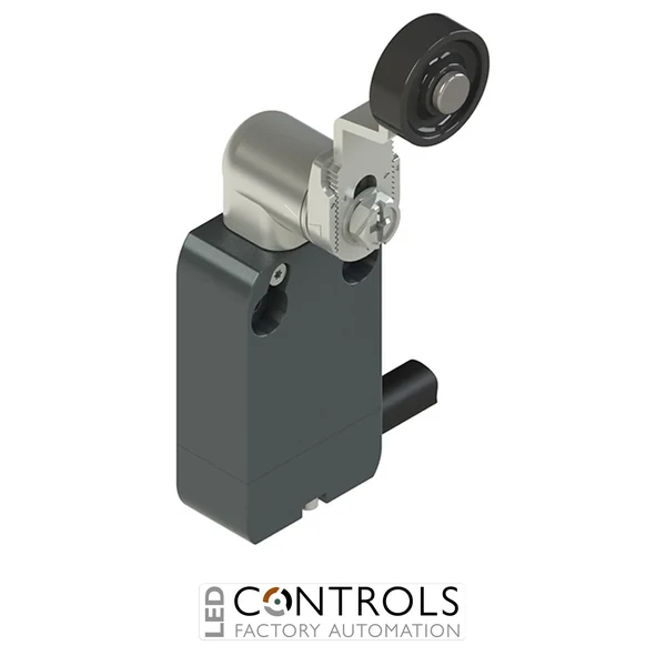 NA B022KH-DN2 Pizzato Modular prewired switch with adjustable shaped metal revolving lever diam. 20 roller