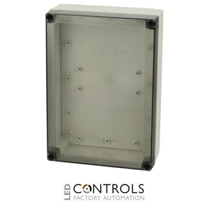 6011926 Fibox PC 200/75 HT Enclosure, Polycarbonate High base, smoked transparent cover