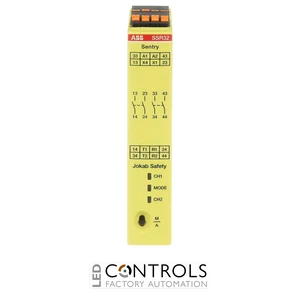 2TLA010052R0401 ABB SENTRY SSR32P Safety Relay 24 V DC 2NO + 2NO Delayed