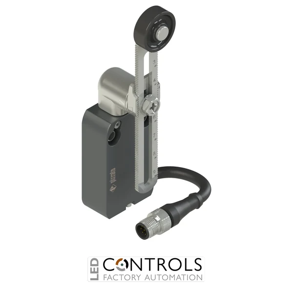 NF B112KP-DM0.2 Pizzato Modular prewired switch with adjustablelength straight metal revolving lever diam. 20 roller