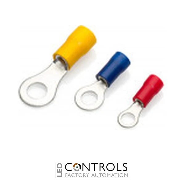 RR43 Partex Red 4mm Ring Crimp (PK100)