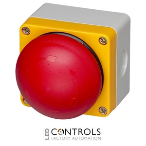 BG10P14PRED-02 IMO Emergency Stop Station 70mm Spring return Red Button