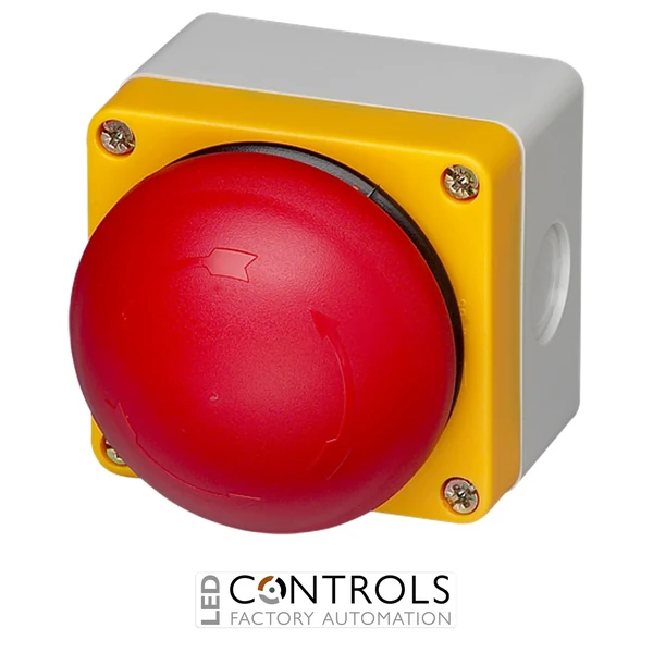 BG10P14PRED-02 IMO Emergency Stop Station 70mm Spring return Red Button