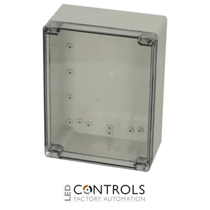 7022821 Fibox PCT 152008 Enclosure, Polycarbonate Clear transparent cover