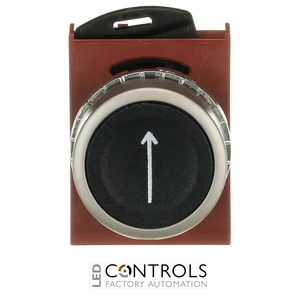 1SFA187117R9506 ABB P9MPNNG006 Black Flush Momentary Pushbutton with Right-Arrow Symbol - image 2