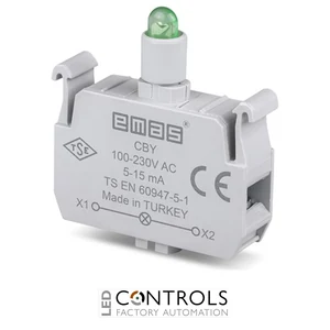EMAS CBY EMAS C SIGNAL BLOCK GREEN LED 100-230 V AC