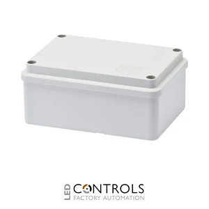 GW44205 Gewiss Junction Box with Plain Screwed Lid IP56 Internal Dimensions 120x80x50 Grey RAL 7035