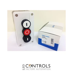 np2-b324 chint 3 pos up/stop/down push button station 22mm