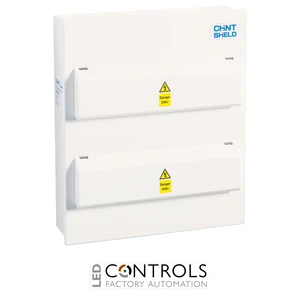 nx3-28s chint 22 ways dual rcd metal consumer unit