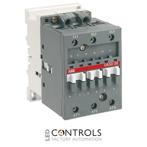 1SBL351022R3600 ABB UA50-30-00 190V 50Hz / 220V 60Hz 3 Pole 3NO 0NO/0NC Capacitor Switching Contactor
