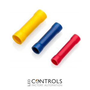 YBC68 Partex Yellow 6.78mm Butt Connector (PK100)