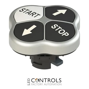 E2 1PQFA9QAAJ Pizzato Quadruple pushbutton
