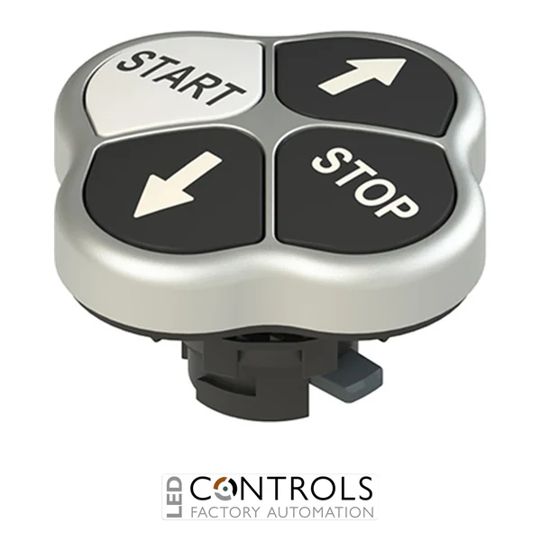 E2 1PQFA9QAAJ Pizzato Quadruple pushbutton