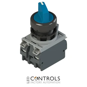 E2 AC-DXBC2289 Pizzato Complete unit with illuminated 4 positions selector, fixing adapter and contacts