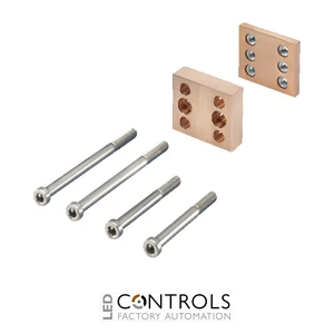 SV9676.540 Rittal Contact maker E-Cu WH: 100x20mm for 3 or 4 strands (Flat-PLS)