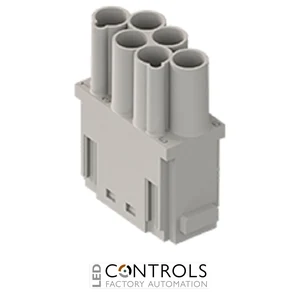 CX 06P CM ILME Male modular unit 6p 16 amp crimp 830V