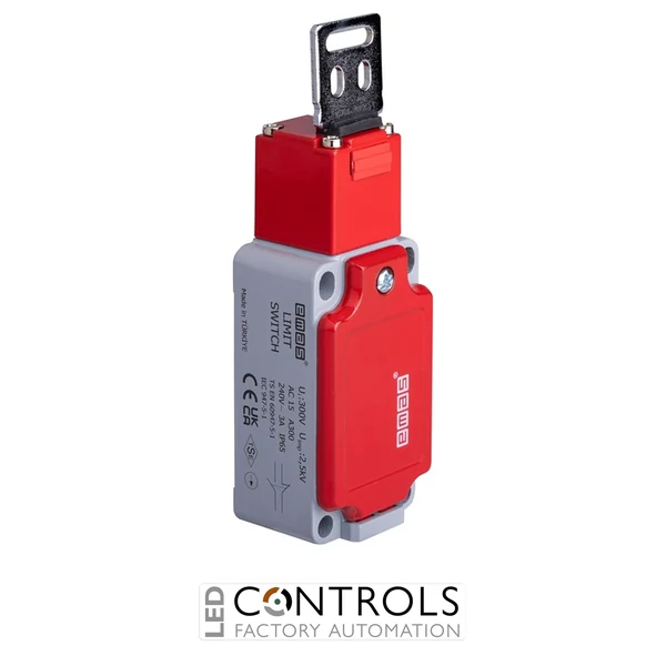 EMAS L52K23LUM322 EMAS L52 SERIES LIMIT SW. SLOW ACTION 1NC+1NO STRAIGHT METAL KEY