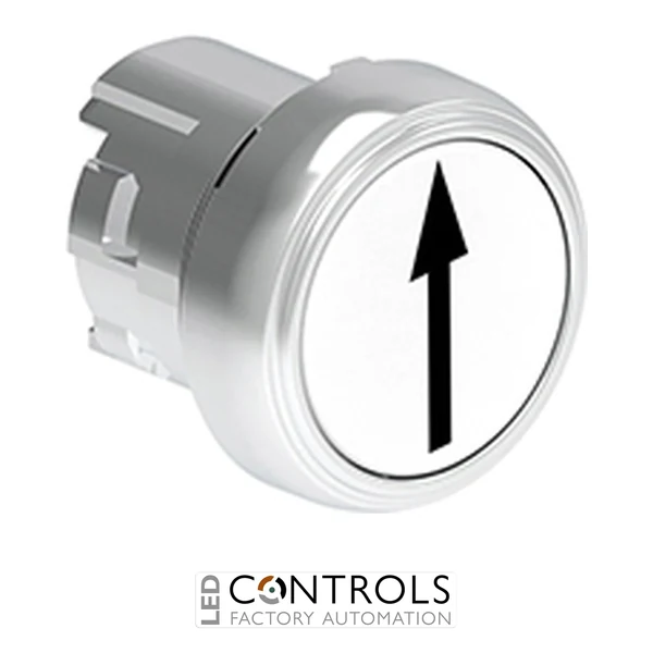 LOVATO LPSB1158 WHITE FLUSH MET. PUSH-BUTTON UP-DOWN
