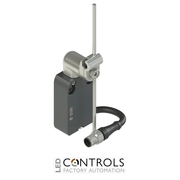 NF B112LE-DM0.2 Pizzato Modular prewired switch with metal revolving lever with adjustable stainless steel rod  diam.3x125
