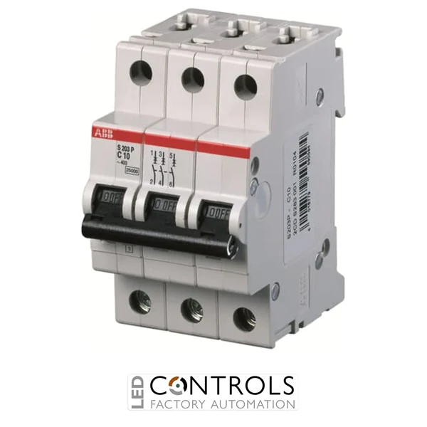 ABB S203P-D1 MCB - S200P - 3P - D - 1A