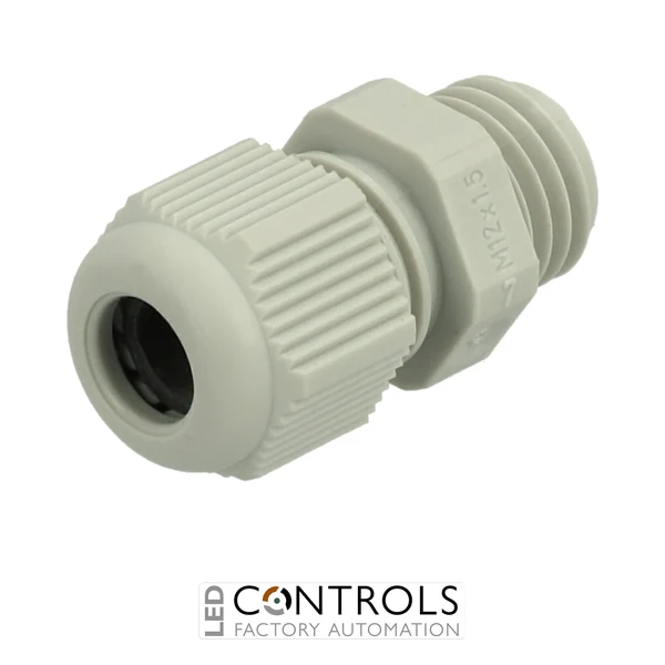 7016400 Fibox GPA M12 Cable gland (IP 68 - 5 bar), M12x1,5 for cable 3-6 mm