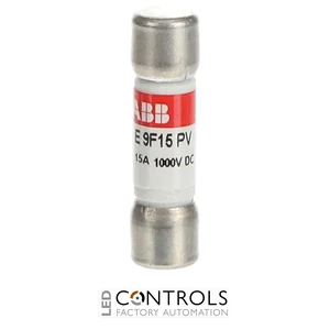 2CSM213556R1801 ABB E9F15PV E 9F15 PV Fuse 15A 1000V DC 10.3x38mm gPV - image 2