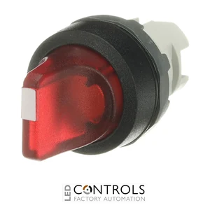 1SFA611202R1101 ABB M2SS3-11R Red Illuminated 2-Position Momentary Selector Switch - image 2