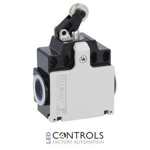 KNC2L02 - MET ROLLER CENTRE LEVER 2ENTRIES L/S 2NC