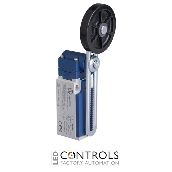 EMAS L5K13MEL123R EMAS L5 SERIES LIMIT SW SNAP ACTION 1NC+1NO RUBBER ROLLER RESET