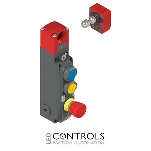 NG 2D1D313V-F30 Pizzato NG series safety switch with lock and integrated control devices, with actuator