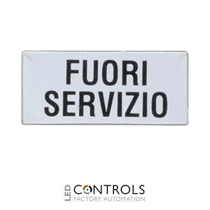 8LM2TAI221 - """ETICHETTA """"FUORI SERVIZIO"""""""