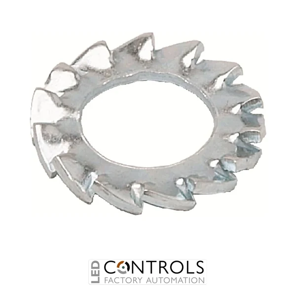 2CPX062531R9999 ABB ZX281P10 M12 Grippy Washer DIN 6798 Form A Galvanised – Pack of 10