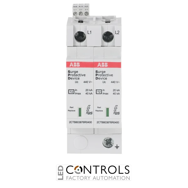 2CTB803872R5200 ABB OVR T2 2L 40-440 P TS QS Type 2 Surge Protective Device