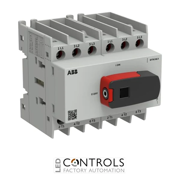 1SCA163727R1001 ABB OT63G1-6BS Switch-disconnector OT Plus 63 A size G1 6-pole incl. handle