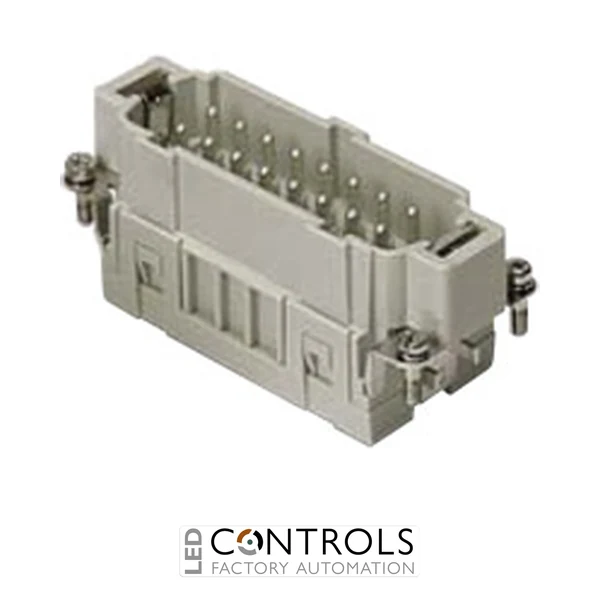 CSEM16N Ilme Male insert 16 pole and earth 16 amp spring