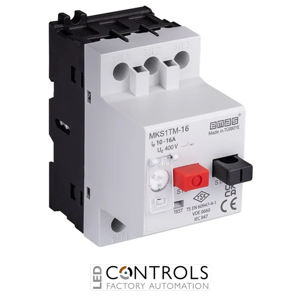 EMAS MKS1TM-16 EMAS MOTOR PROTECT CIRCUIT BREAKER (10.00-16.00 A)
