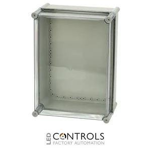 5330073 Fibox PC 3828 18 T Enclosure, Polycarbonate Transparent cover