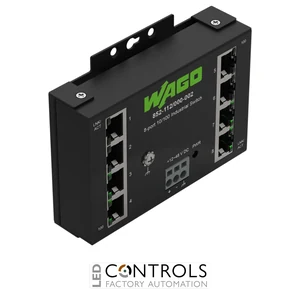 852-112/000-002 Wago Industrial-ECO-Switch;8-port 100Base-TX;black