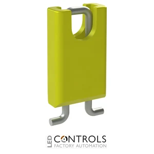 2CCA703648R0001 ABB E210-ASV9 Padlock Attachment for 9 mm and 18 mm E210 Devices 10 Pieces - image 3