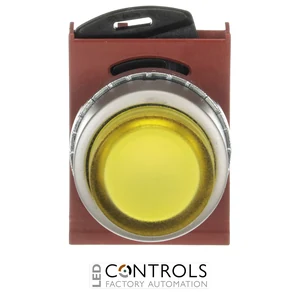 1SFA184503R9103 ABB P9MPLGSD P9M Yellow Extended Illuminated Momentary Pushbutton