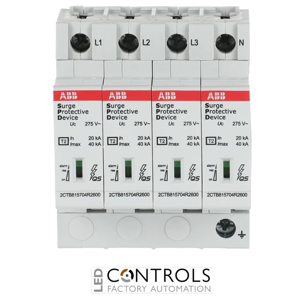 2CTB815704R2300 ABB OVR T2 4L 40-275s P QS Surge Protective Device
