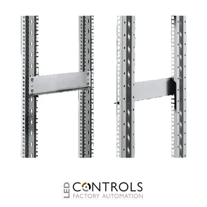 DK7402.000 Rittal Slide rail continuous For two 482.6mm (19")-mounting angles (front+rear)