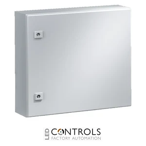 AE1050.500 Rittal Compact enclosure WHD: 500x500x210mm Sheet steel with mounting plate