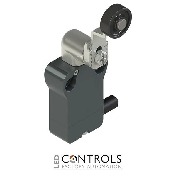 NB G112KH-DN2 Pizzato Modular prewired switch with adjustable shaped metal revolving lever diam. 20 roller
